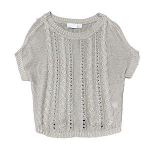 RD Style | Tan Cable Knit Vest Sweater